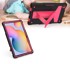 NIKCORP Oklopna zaštitna maska za Samsung Galaxy Tab A8 10,5" s ugrađenim postoljem trodijelna, crna